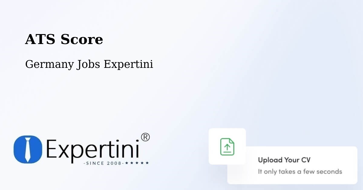 Resume ATS Score & Job Description Match Tool – Wattenheim - Germany Jobs Expertini