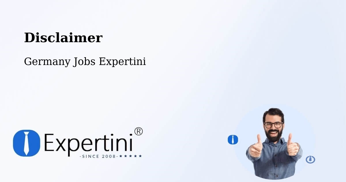 Disclaimer – Wattenheim - Germany Jobs Expertini