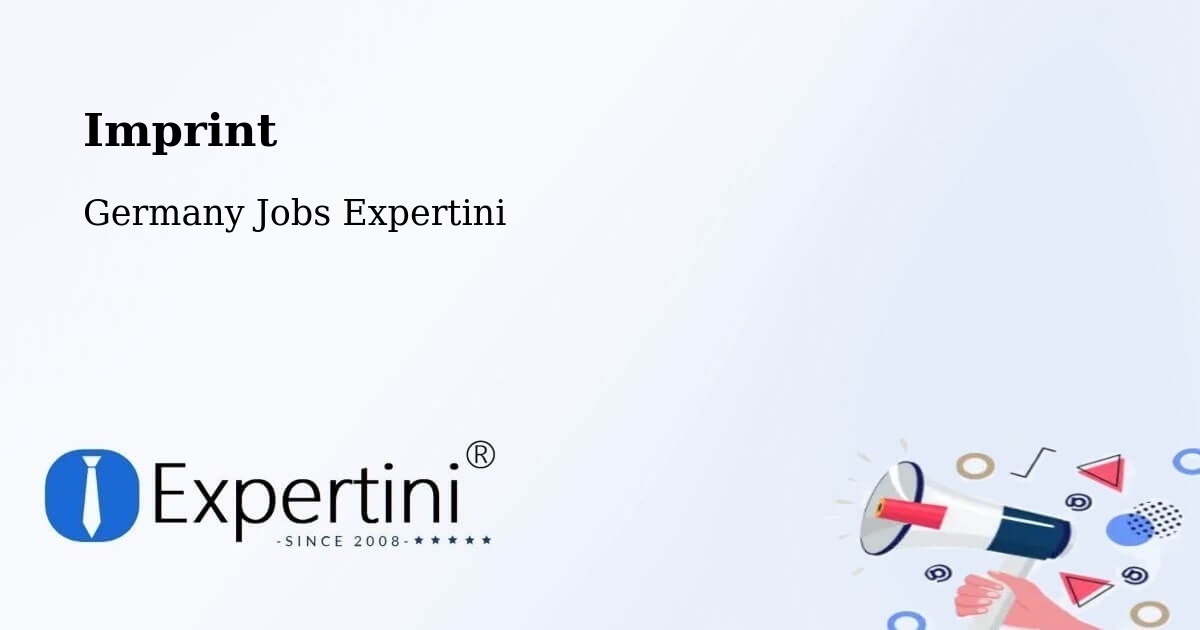 Imprint – Wattenheim - Germany Jobs Expertini