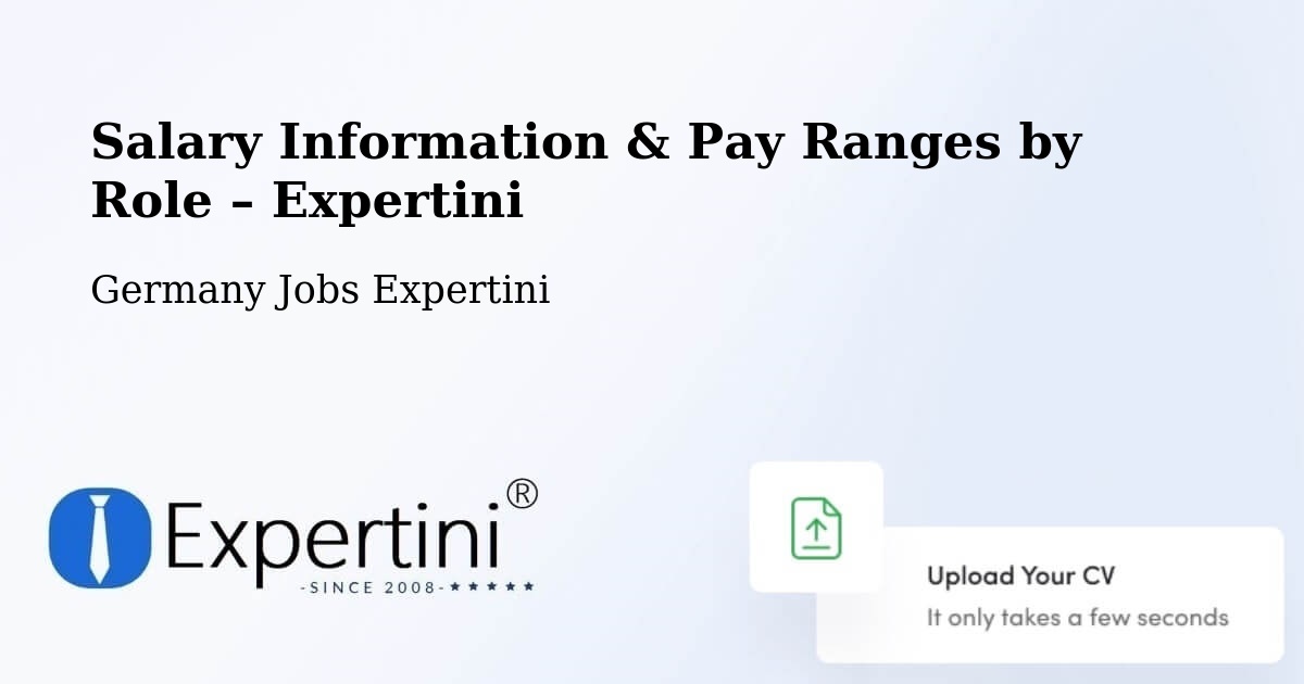 Salary Information & Pay Ranges – Wattenheim - Wattenheim, Germany Jobs Expertini