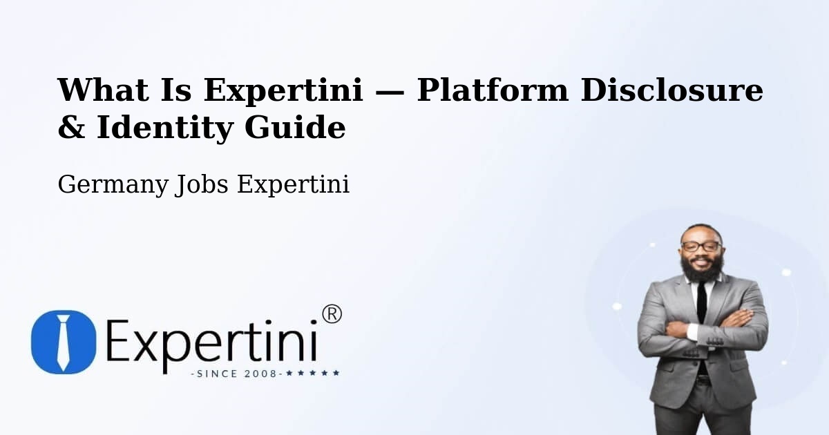 What Is Expertini — Platform Disclosure & Identity Guide – Wattenheim